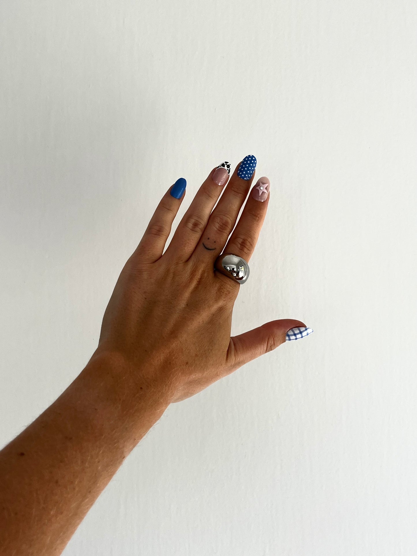 unisex statement dome ring in high polished silver stainless steel, water and sweat proof